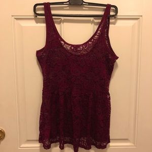Hollister lace top